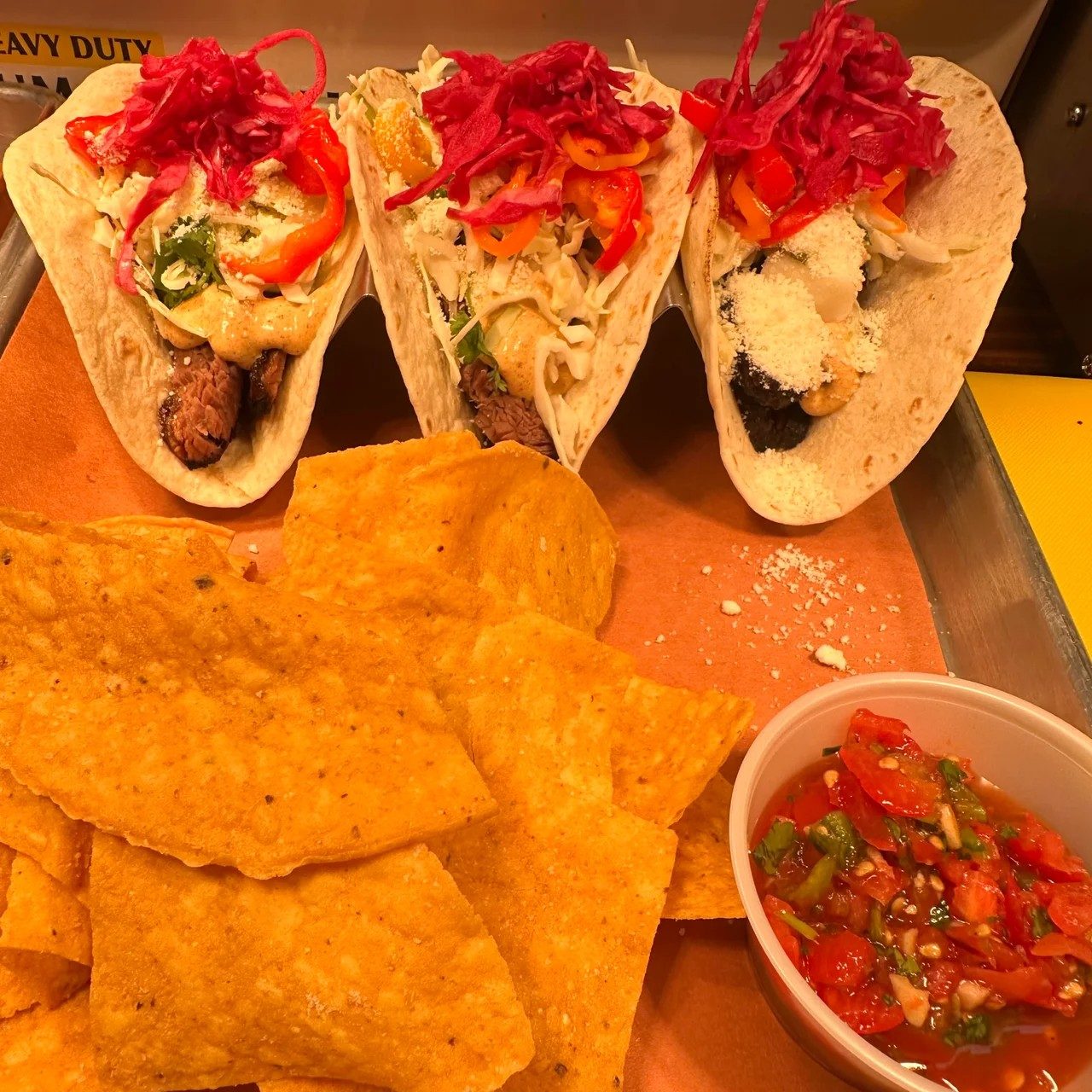 Brisket Tacos.