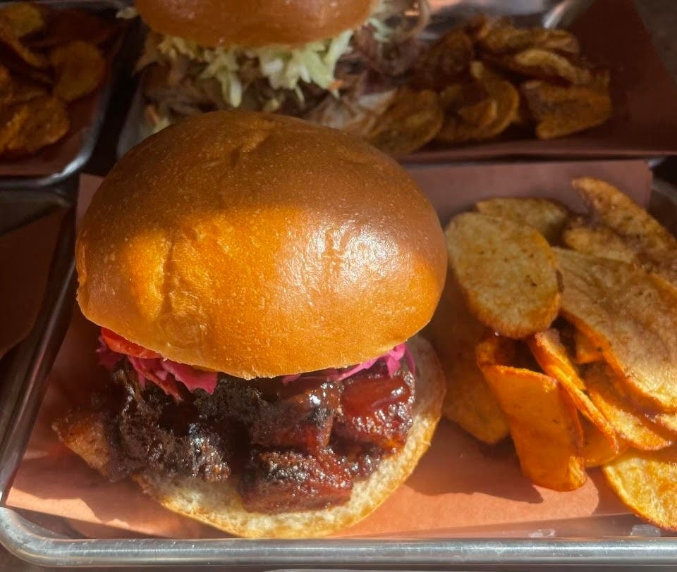 Burnt Ends Sandwich.