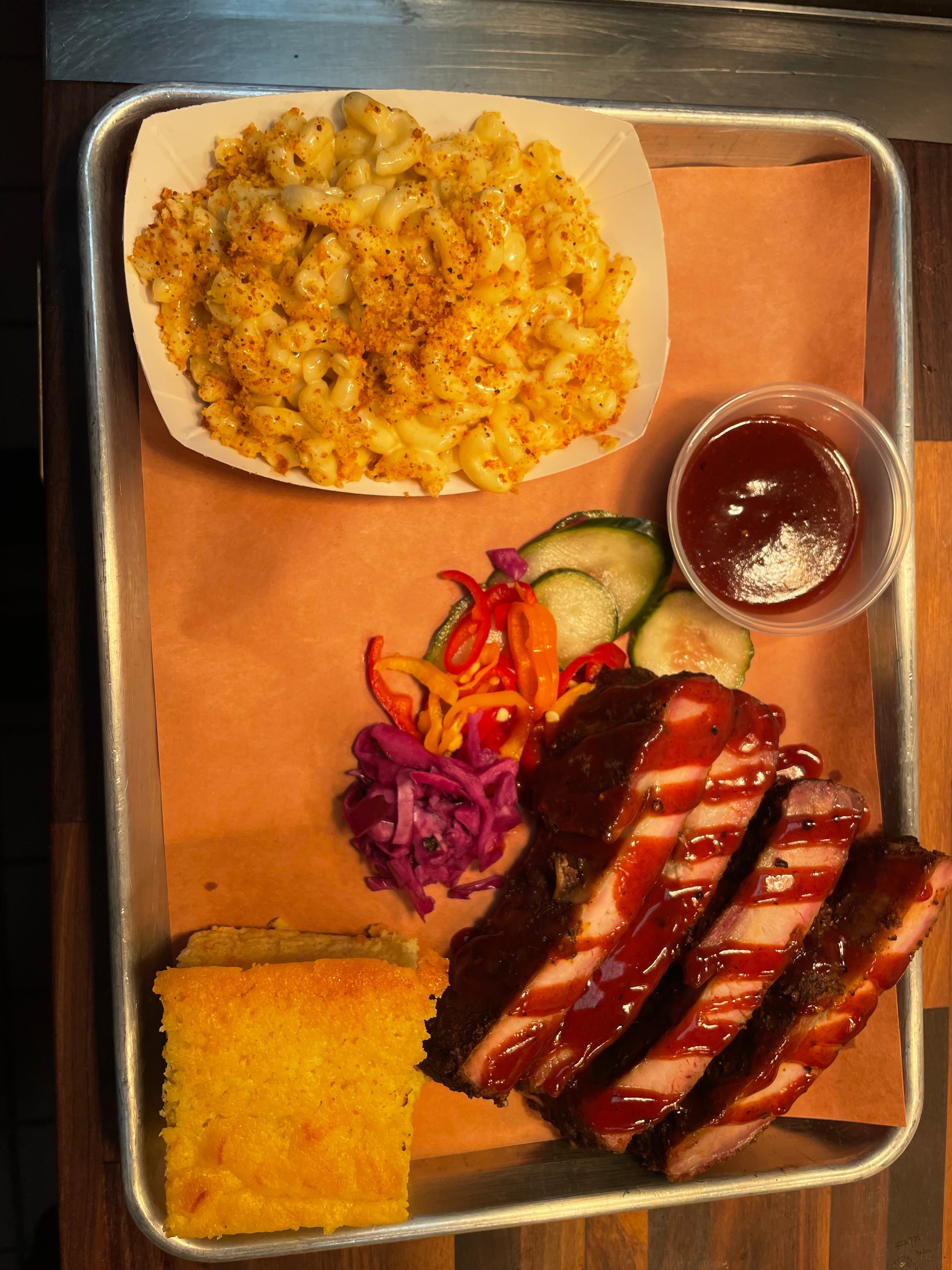 Baby Back Ribs Platter.
