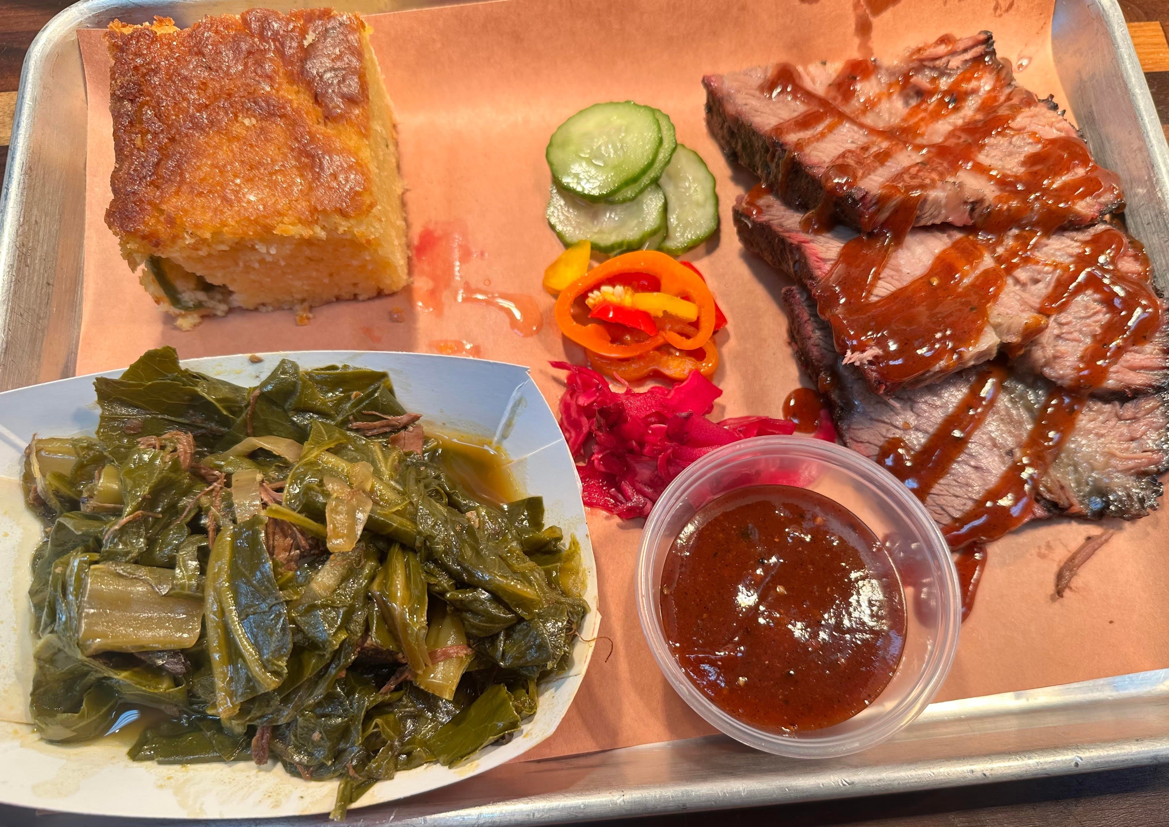 Smoked Brisket Platter.