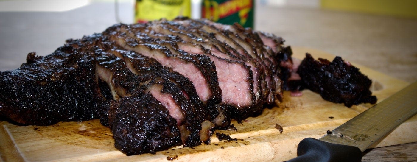 Hickory Smoked Brisket.