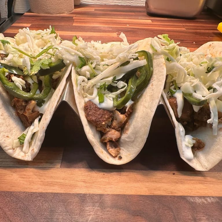 Delicious Chicken Tacos Await