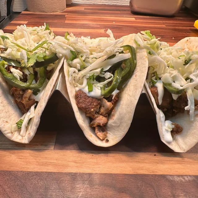 Chipotle Chicken Tacos.